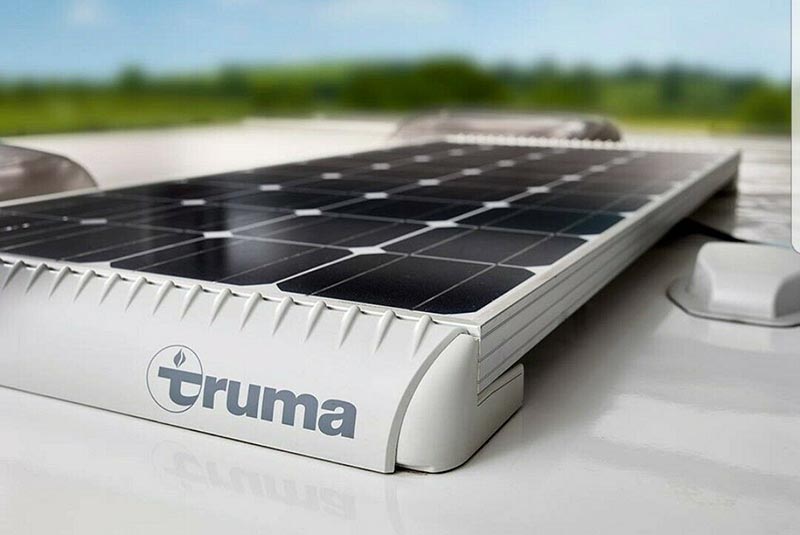 Solar panel for caravans supplied and fitted
